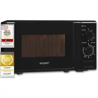 Exquisit Mikrowelle MW 900-030G schwarz | Grill | max. 1000 W | Garraum 20 l | Schwarz Front