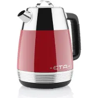 Eta Wasserkocher STORIO ETA918690030 Retro rot, 1,7 l, 2150 W, Edelstahl, Thermosicherung