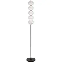 Globo Lighting Stehleuchte Metall schwarz matt, LED