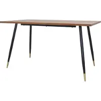 Möbel Direkt Online Esstisch 140x80 cm Intarsien-Optik