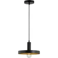 Lyora Design-Pendelleuchte Garni Single Schwarz