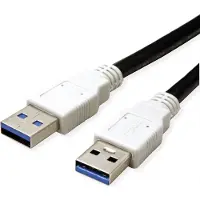 Bachmann USB 3.0 Kabel A/A 1:1, schwarz, 2 m
