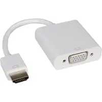 Roline HDMI-VGA Adapterkabel, HDMI ST / VGA BU, 0,15 m
