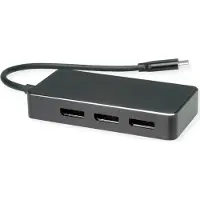 Value Multi-Display Adapter USB Typ C - 3x DP, Multi-Stream 4K