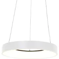Steinhauer LED Hängelampe Ringlede Ø 48 cm weiß