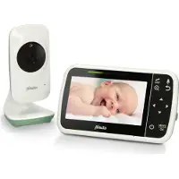 Alecto DVM149 Video-Babyphone 4,3 Zoll 300 m Temperaturalarm bis 4 Kameras VOX