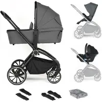 Babygo Kombi-Kinderwagen "Harmony 3in1" inkl. Babyschale mit Adaptern