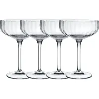 Villeroy & Boch Sektgläser Rose Garden Sekt/Champagner Coupé (4er Set)