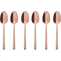 Sambonet Mokkalöffel Rock PVD Copper (6-Teilig)
