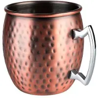 Aps Antiker Kupferbecher Moscow Mule Gehämmert