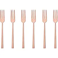 Sambonet Kuchengabeln Rock PVD Copper (6-teilig)