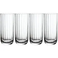 Villeroy & Boch Longdrinkglas "Longdrinkgläser Rose Garden 300 ml 4er Set transparent"