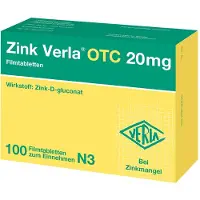 Verla-Pharm Arzneimittel GmbH & Co. KG ZINK Verla OTC 20 mg Filmtabletten 100 St