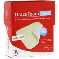 Dr. Ausbüttel & Co. GmbH Dracofoam Infekt Schaumst.wundauf.5x5 cm 10 St