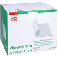 B2B Medical GmbH Vliwazell Pro Superabsorb.kompr.steril 1 10 St