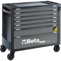 HBM Beta Werkzeugwagen RSC24AXL/7-A mit 7 Schubladen – 97 cm – grau