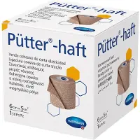 Pütter-haft Binde 6 cmx5 m 1 St Binden
