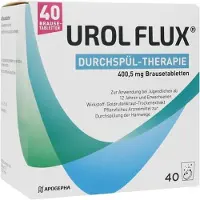 Apogepha Arzneimittel GmbH Urol Flux Durchspül-Therapie 400,5 mg Brausetabl. 40 St Brausetabletten