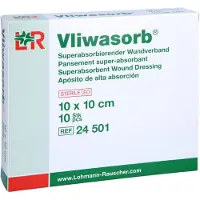 + Prisoma GmbH Vliwasorb Superabsorb.saugkomp.steril 10 St