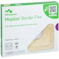 Medi-Spezial GmbH Mepilex Border Flex Schaumverb.haft.7,5x7,5 Cm 5 St