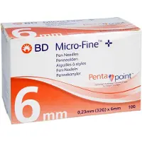 Medi-Spezial GmbH Bd Micro-fine+ Pen-nadeln 0.23x6 Mm 32 G 100 St