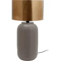 Kayoom Tischlampe Art Deco 700 Grau / Gold