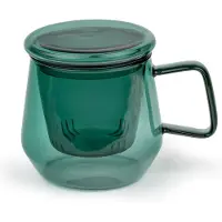 Bredemeijer Teeglas Tea For One Livorno Jadegrün 350 ml