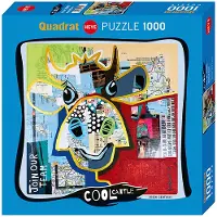 Heye Puzzle Dotted Cow, 1000 Teile, 1000 Stück(e), Kunst