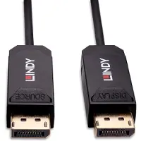 Lindy 30m Fibre Optic Hybrid DP 2.0 UBHR10 Kabel 40Gbps, bis 8K60