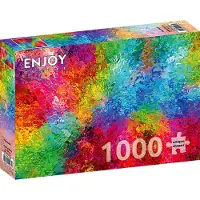 Enjoy Puzzle Hue Burst - 1000 Teile buntes Kartonpuzzle