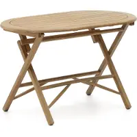 Natur24 Klapptisch Dandara 120 x 74 x 70 cm Akazienholz