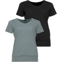 H.I.S. T-Shirt Spar-Set, 2er-Pack, Kurzarm, figurumspielende Passform, aus elastischem Single-Jersey