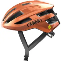 ABUS Rennradhelm PowerDome MIPS - leichter Fahrradhelm mit cleverem Belüftungssystem und Aufprallschutz - Italy - für Damen und Herren - Orange, Größe S (51-55 cm)