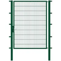 GAH Alberts Alberts 647476 Einzeltor Flexo mit Zubehör, grün, Breite 150 cm, Höhe 200 cm