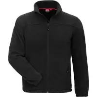 Nitras MOTION TEX PLUS, Fleece-Jacke, schwarz 3XL