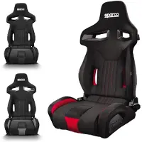Sparco 009011NRRS R333 Rennsitz Sportsitz schwarz Rot