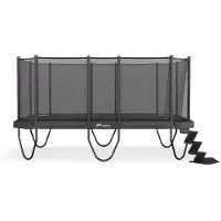 Akrobat Rechteckige trampolin XCITYX 430x305 cm mit Sicherheitsnetz