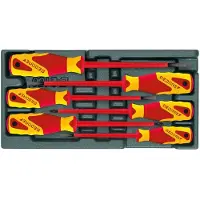 Gedore 1500 ES-VDE 2170 PZ VDE-Schraubendreher-Satz in 1/3 ES-Modul, 1733095