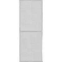 SCHELLENBERG Fliegengitter für bodentiefe Fenster Premium, Insektenschutz mit Rahmen aus Aluminium, Fliegennetz gegen Insekten, 120 x 240 cm, weiß, 70044