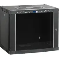 Ekivalan 48,30cm (19") Wandgehäuse Professional, 7 HE, 600 x 450 mm, schwarz
