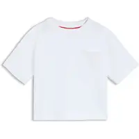 HUGO Kids-T-Shirt aus Baumwoll-Jersey mit aufgesetzter Tasche Grösse 102
