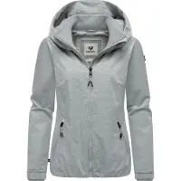 Ragwear Outdoorjacke "Dizzie Tech" mit Kapuze Wasserdichte Damen Übergangsjacke mit großer Kapuze