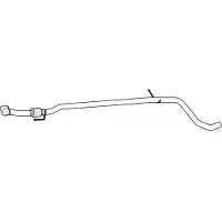 VEGAZ Abgasrohr Auspuffrohr für FIAT Siena (178, 172) FTR-349