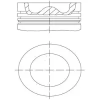 MAHLE ORIGINAL 039 PI 00127 000 Kolben passend für PEUGEOT 2008 Kombi (CU) 208 I Schrägheck (CA, CC) 3008 SUV (M) 308 SW II für CITROËN BERLINGO (B9)