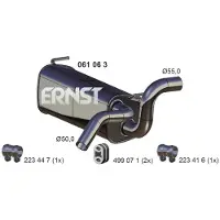 ERNST 061063 Endschalldämpfer für OPEL Astra J Sports Tourer (P10) Auspuff