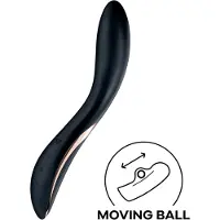 Satisfyer Rrrolling - G-Punkt-Vibrator mit beweglicher Kugel (schwarz)