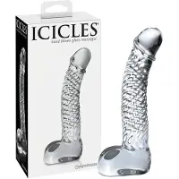 Icicles Glasdildo 'No. 61“ | Heiß- und Kalt-Stimulation 1 St