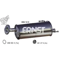 ERNST 056120 Endschalldämpfer für OPEL AGILA (B) (H08) Auspuff