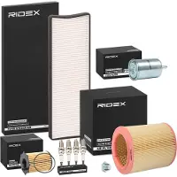 RIDEX Inspektionspaket Filterset passend für PEUGEOT 306 Schrägheck (7A, 7C, N3, N5) 306 Cabriolet (7D, N3, N5) 306 Break (7E, N3, N5) 306
