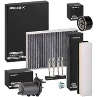 RIDEX Inspektionspaket Filterset für RENAULT CLIO II (BB0/1/2, CB0/1/2) KANGOO (KC0/1) KANGOO Express (FC0/1) CLIO II Kasten (SB0/1/2) für NISSAN